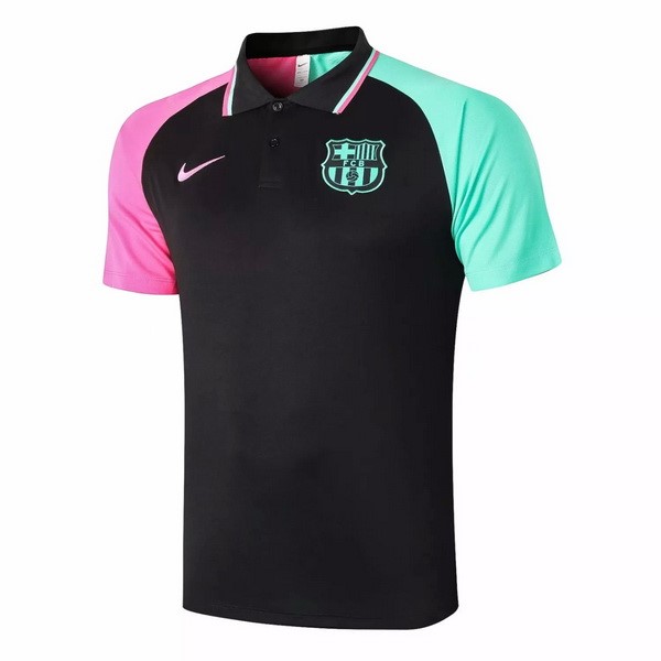 Polo Barcellona 20/21 Nero Rosa Verde